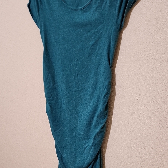 Isabel Maternity by Ingrid & Isabel Teal Sheath Maxi Dress - Picture 5 of 9